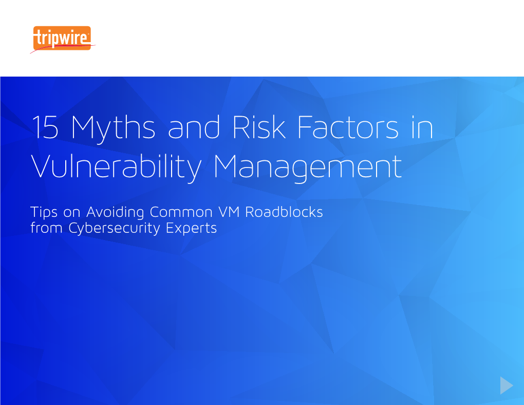 15 Myths and Risk Factors in Vulnerability Management