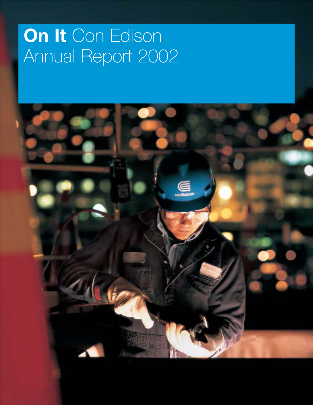 On It Con Edison Annual Report 2002