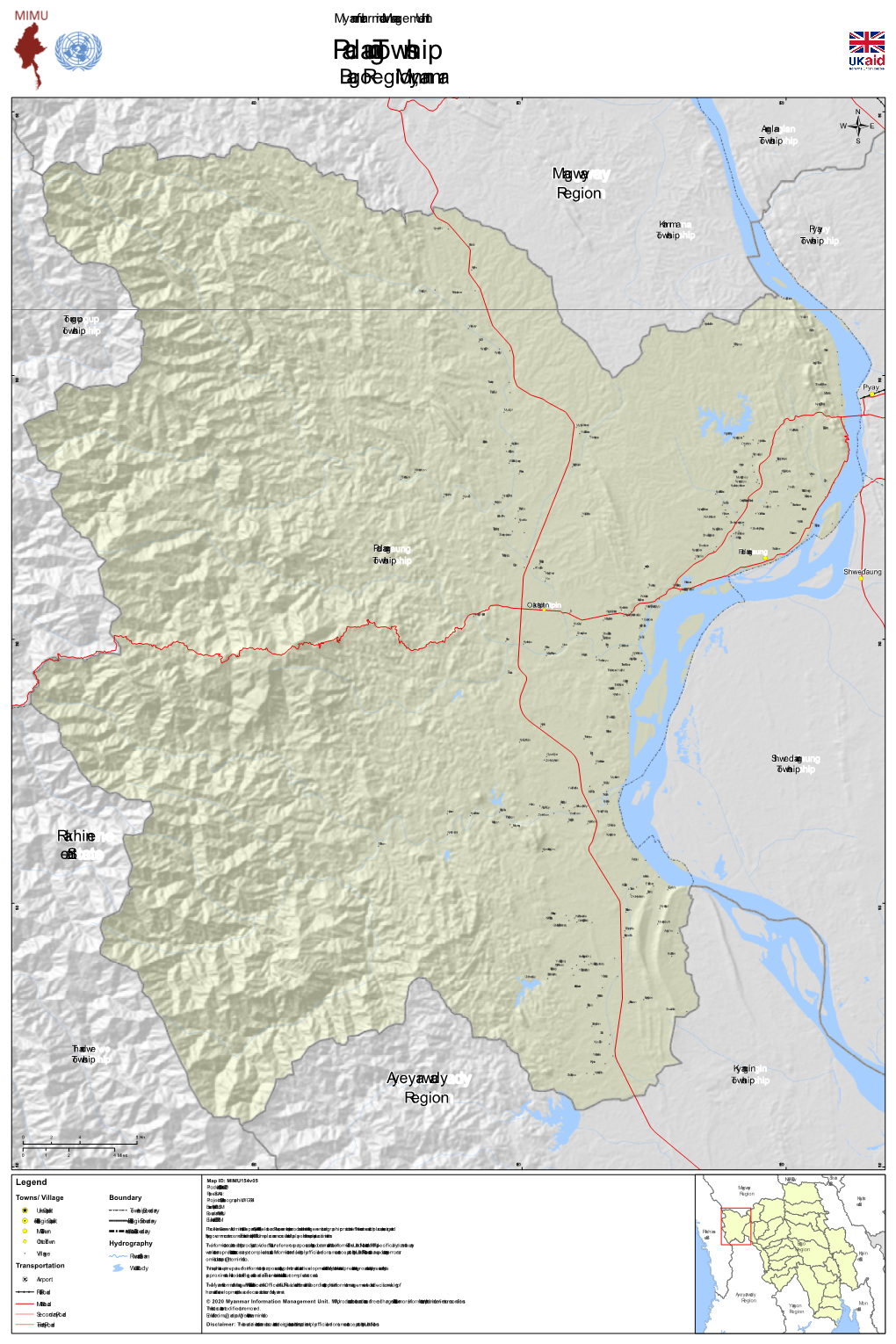 Myanmar Information Management Unit Padaung Township Bago Region, Myanmar