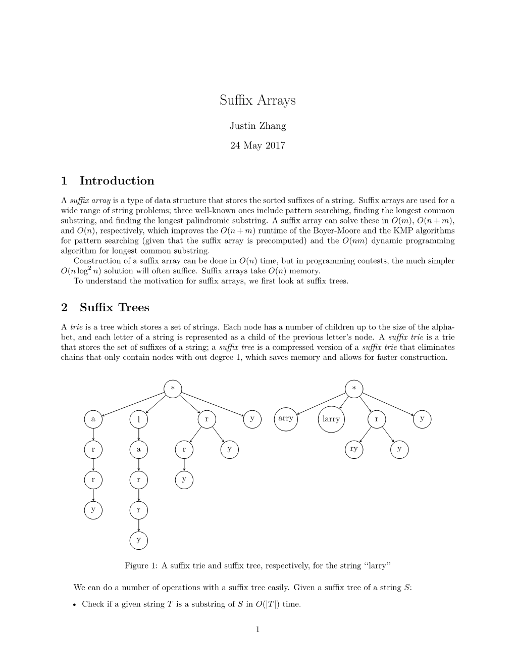 Suffix Arrays