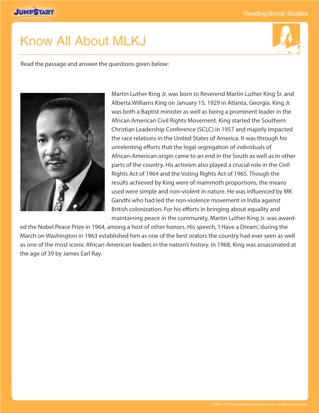 Know All About MLKJ