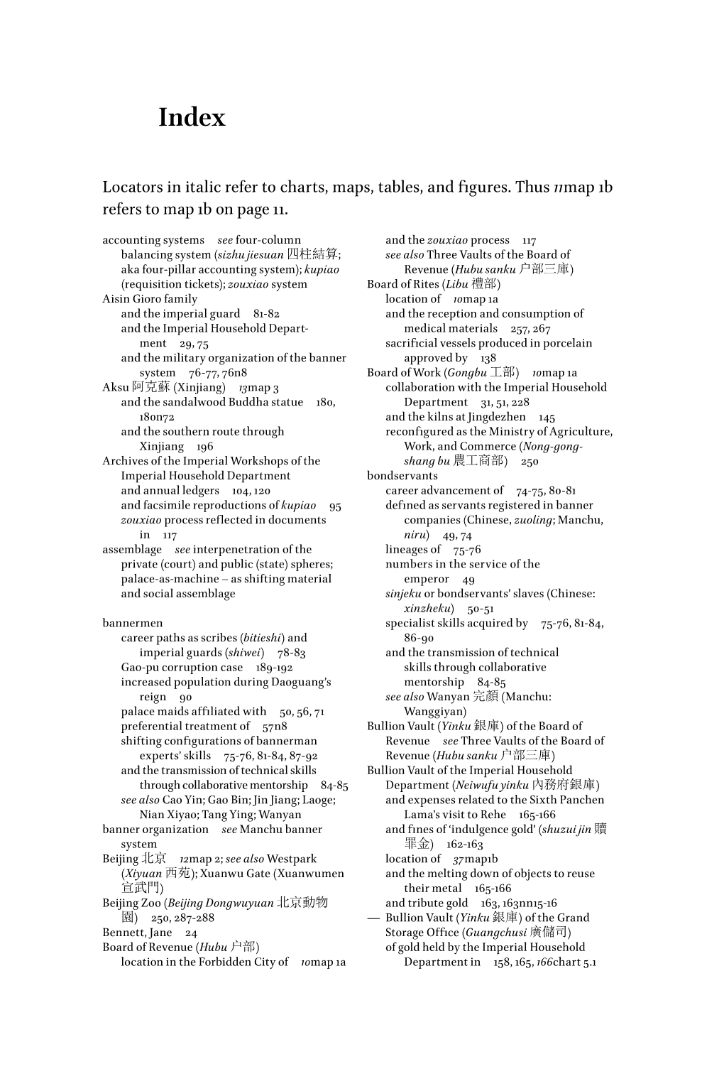 Locators in Italic Refer to Charts, Maps, Tables, and Figures. Thus 11Map 1B Refers to Map 1B on Page 11