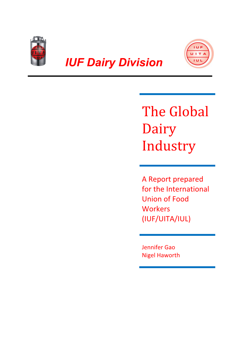 The Global Dairy Industry