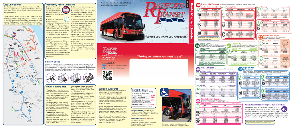 Route Map & Schedule