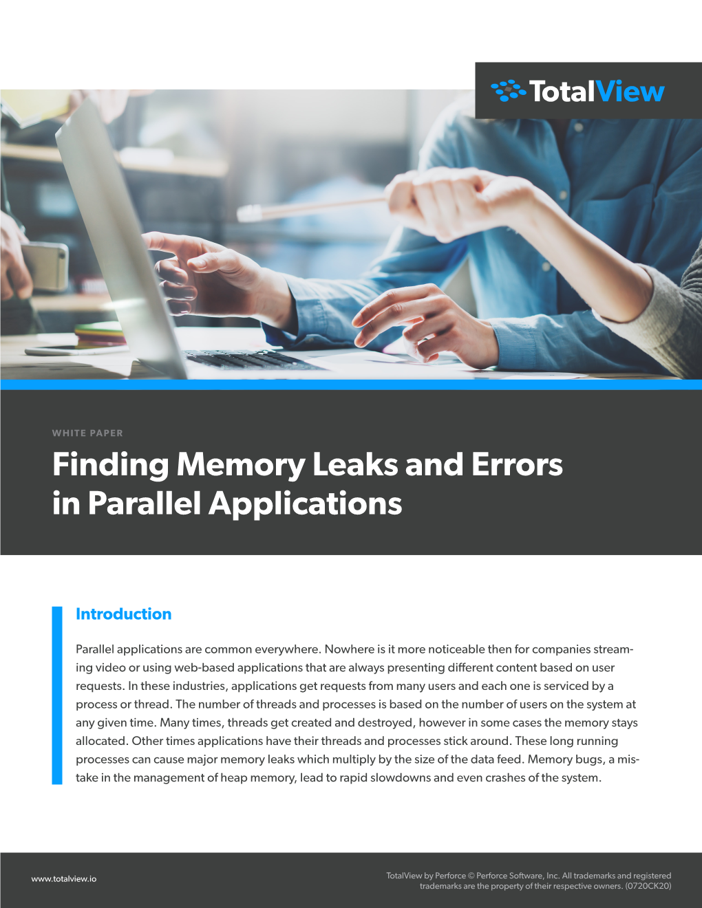 Finding Memory Leaks and Errors in Parallel Applications