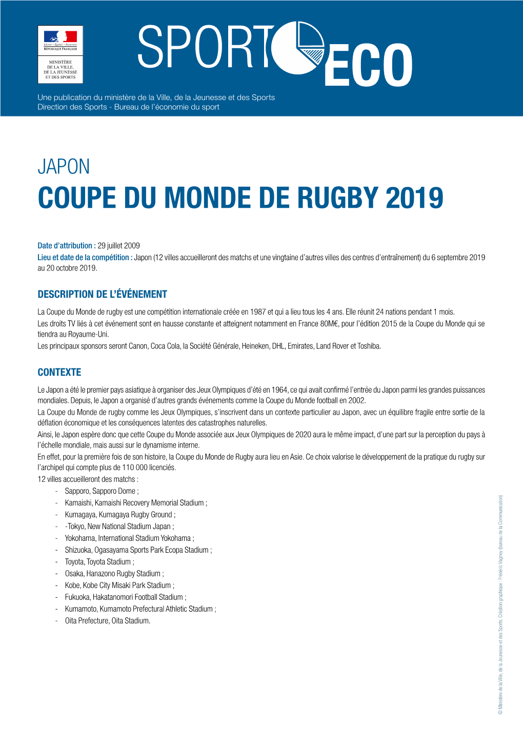 Coupe Du Monde De Rugby 2019