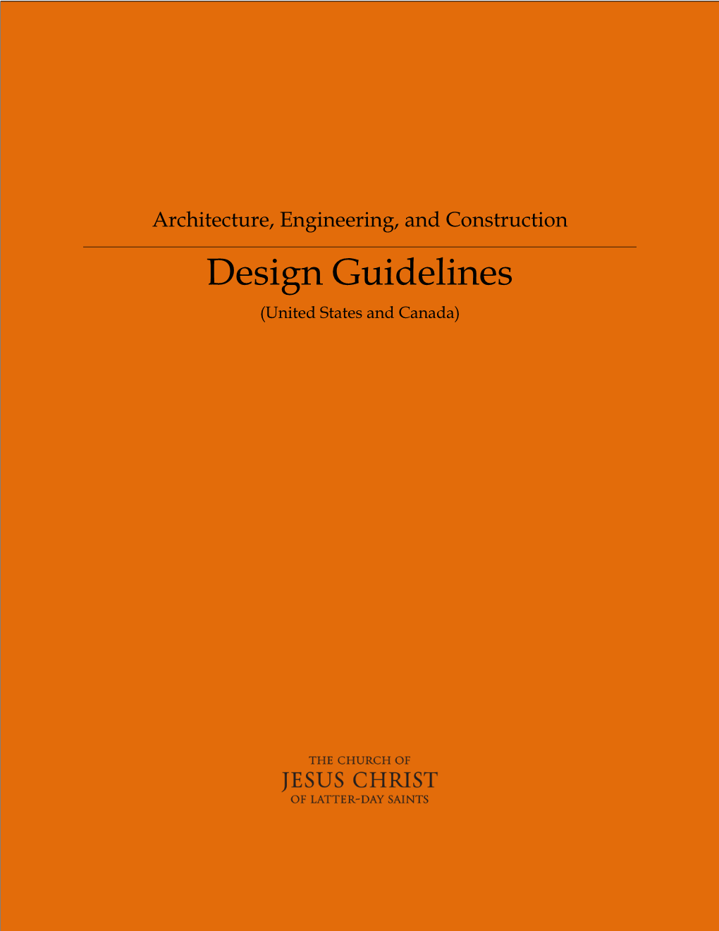 AEC Design Guidelines Release Date: 10/28/2015 Table of Contents-1 Welfare Services