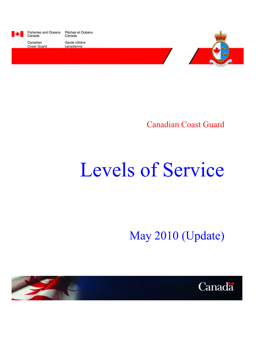 Levels of Service (PDF, 201