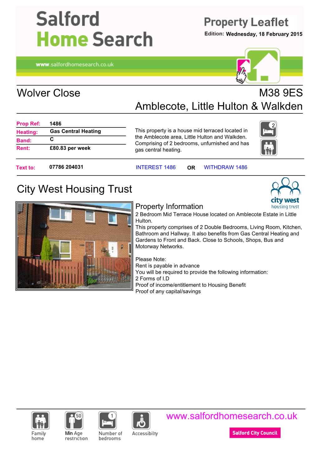 Leaflet Wednesday, 18 February 2015