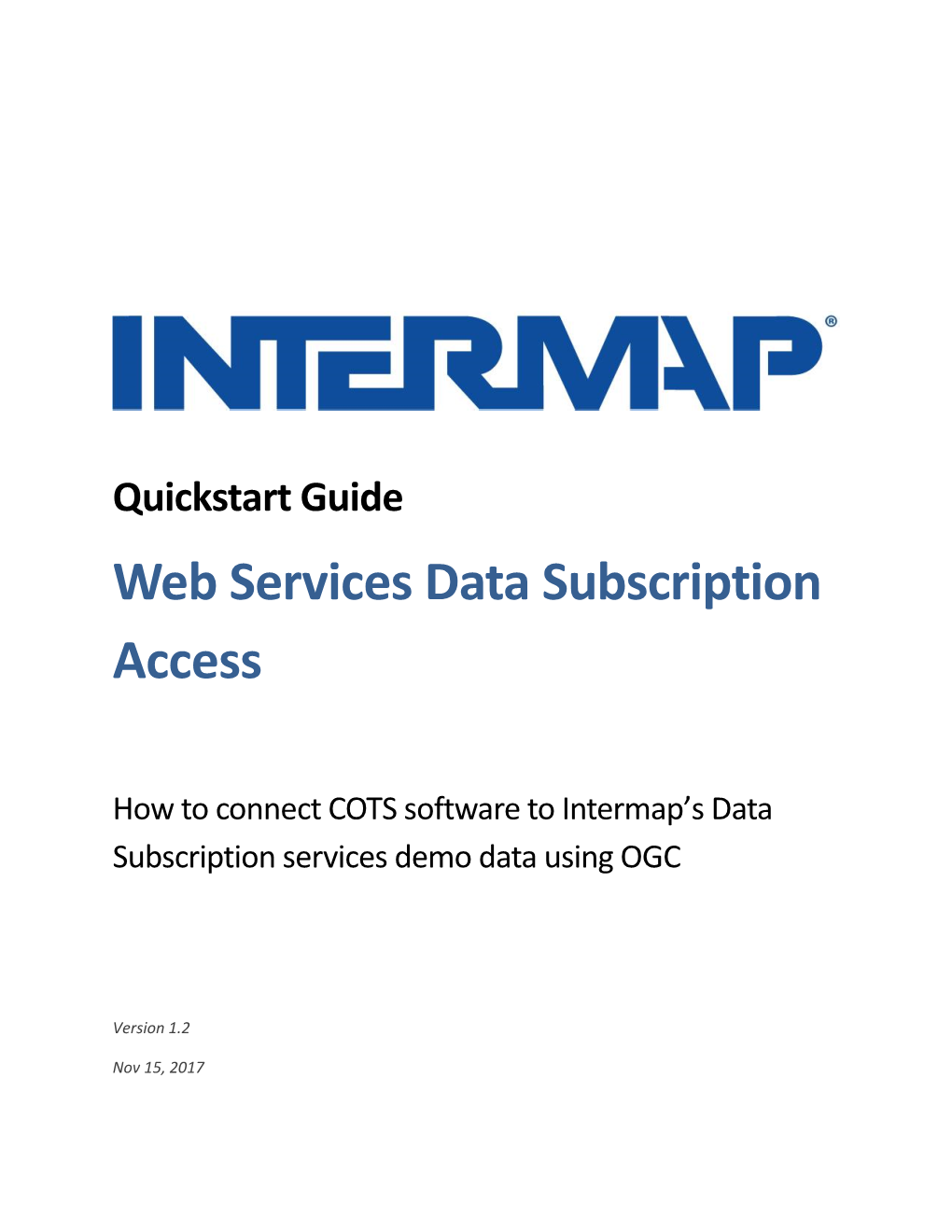 Web Services Data Subscription Access