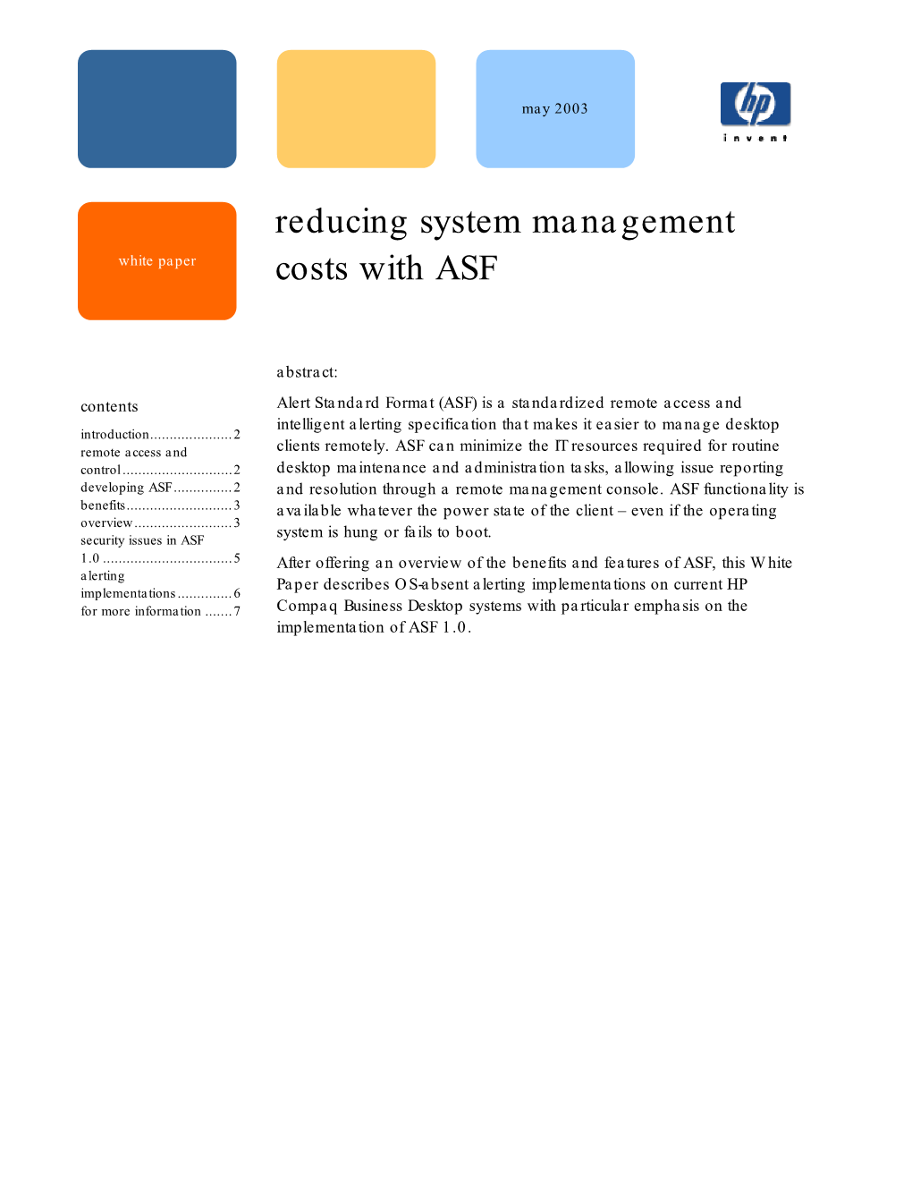 Reducing System Management Costs With