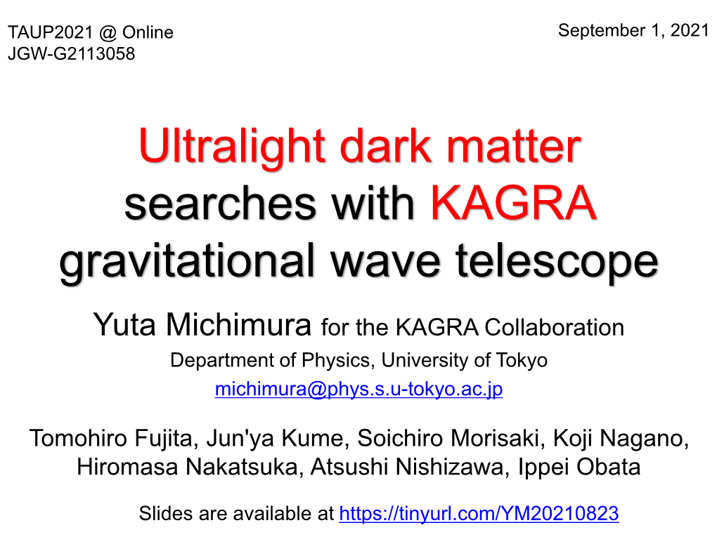 Ultralight Dark Matter Searches with KAGRA Gravitational Wave Telescope