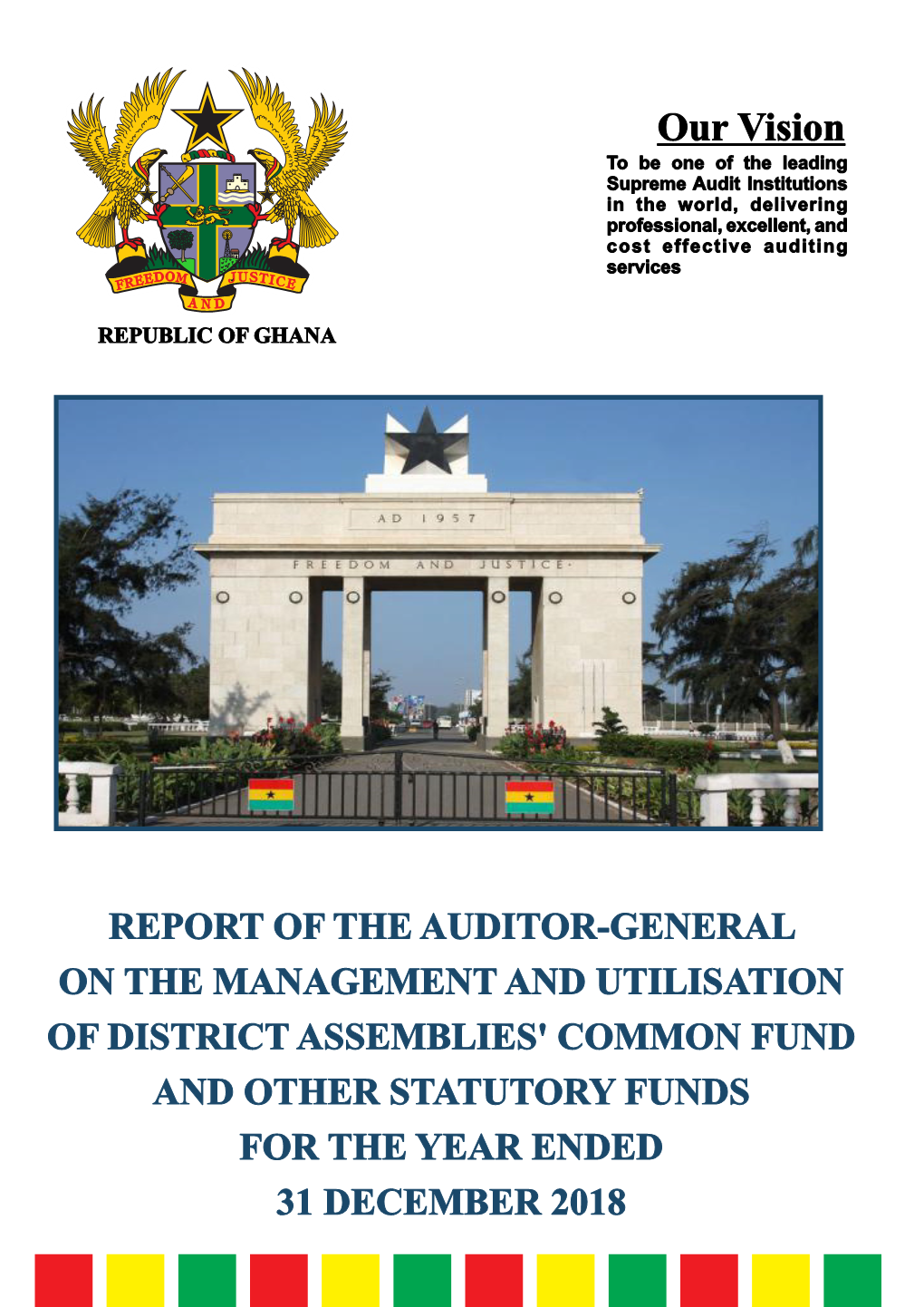 Report of the Auditor-General on the Management