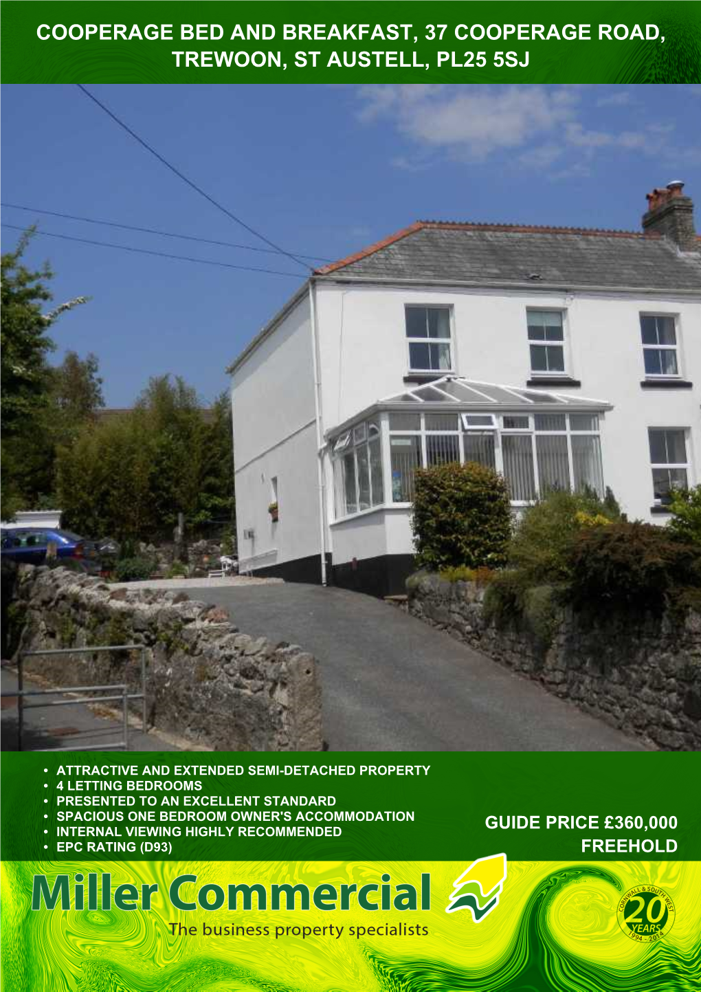 Cooperage Bed and Breakfast, 37 Cooperage Road, Trewoon, St Austell, Pl25 5Sj