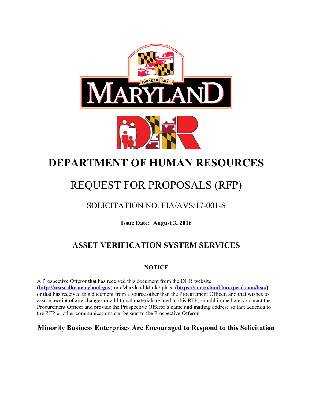 Services Procurement Solicitation Template