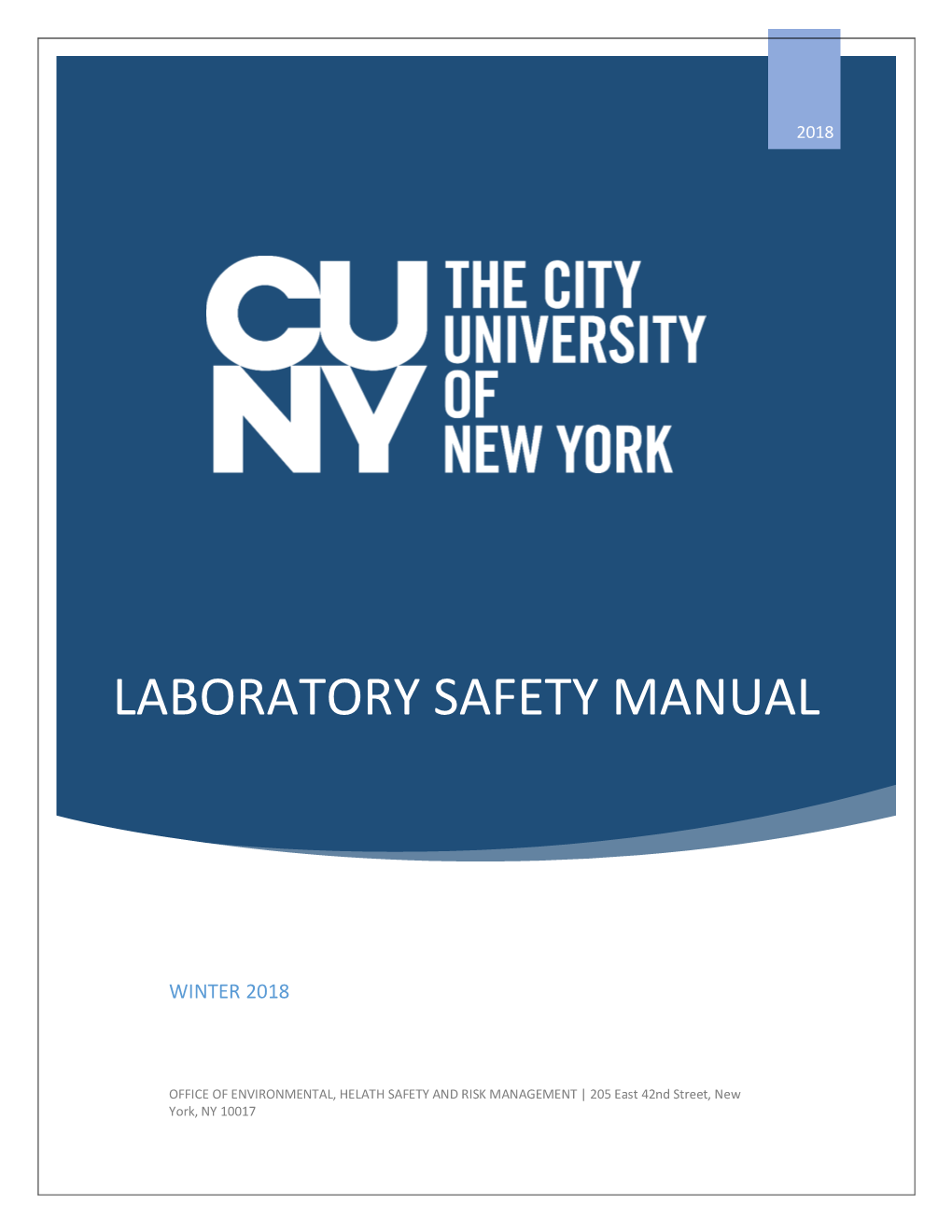 Laboratory Safety Manual