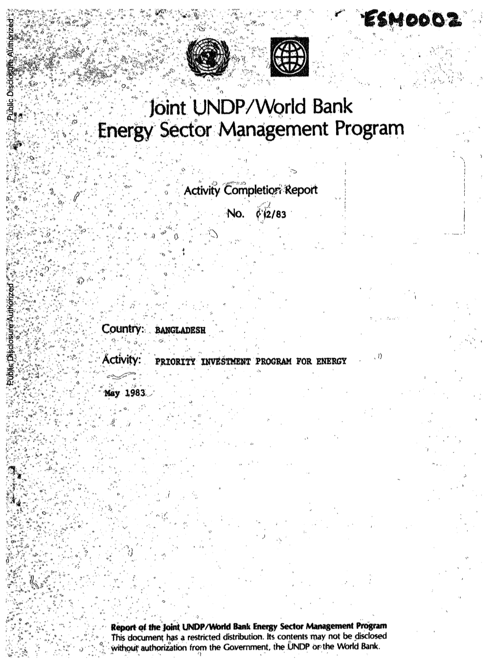 World Bank Document