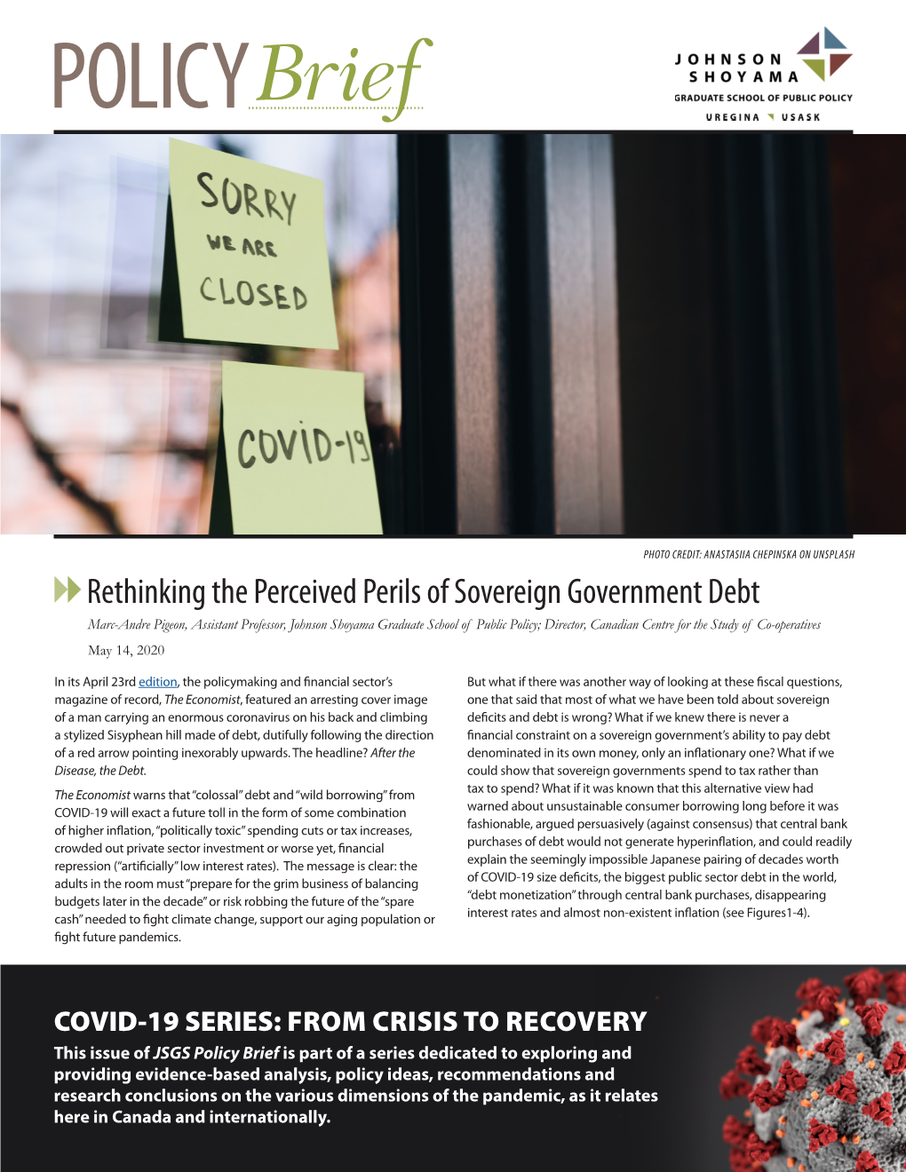 Rethinking the Perceived Perils of Sovereign Government Debt