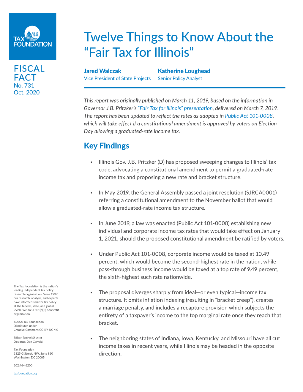 Twelve Things to Know About the “Fair Tax for Illinois”