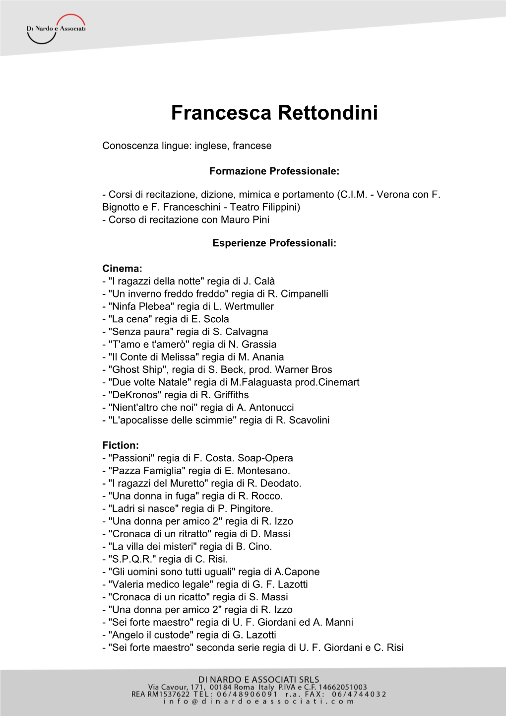 Francesca Rettondini