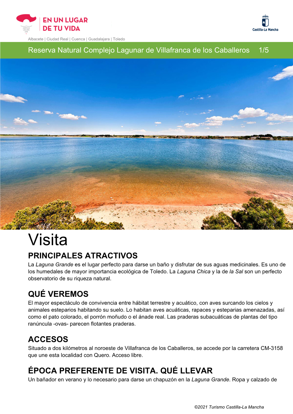 Visita PRINCIPALES ATRACTIVOS La Laguna Grande Es El Lugar Perfecto Para Darse Un Baño Y Disfrutar De Sus Aguas Medicinales