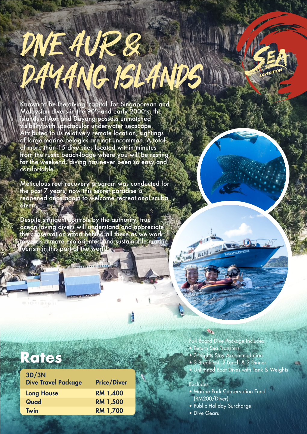 Dive Aur & Dayang Islands