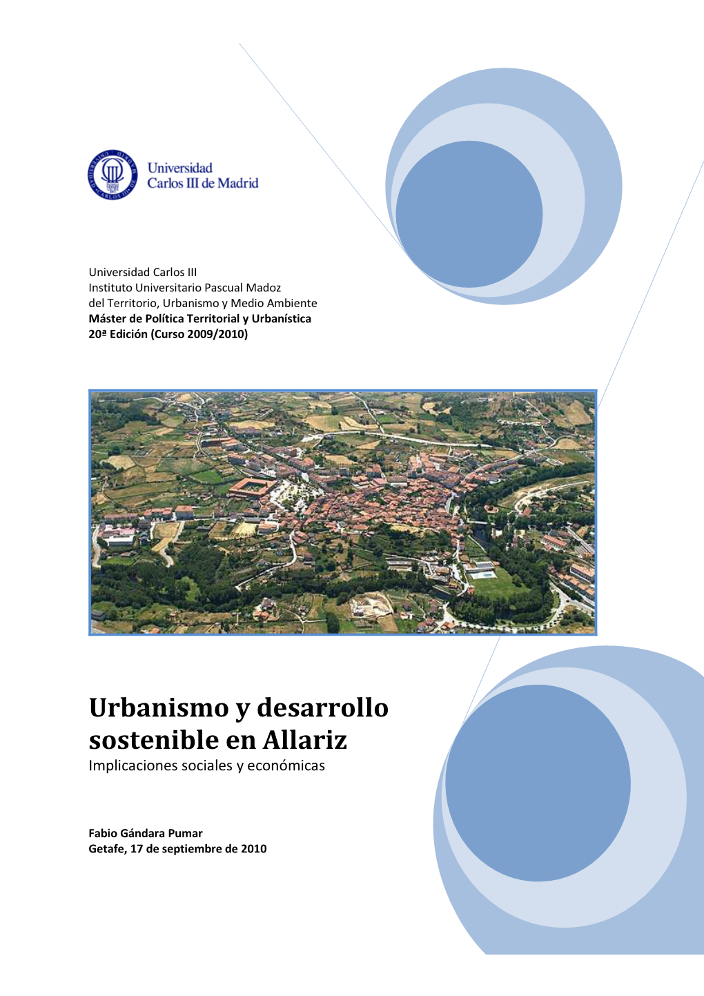 Urbanismo Y Desarrollo Sostenible En Allariz Implicaciones Sociales Y Económicas