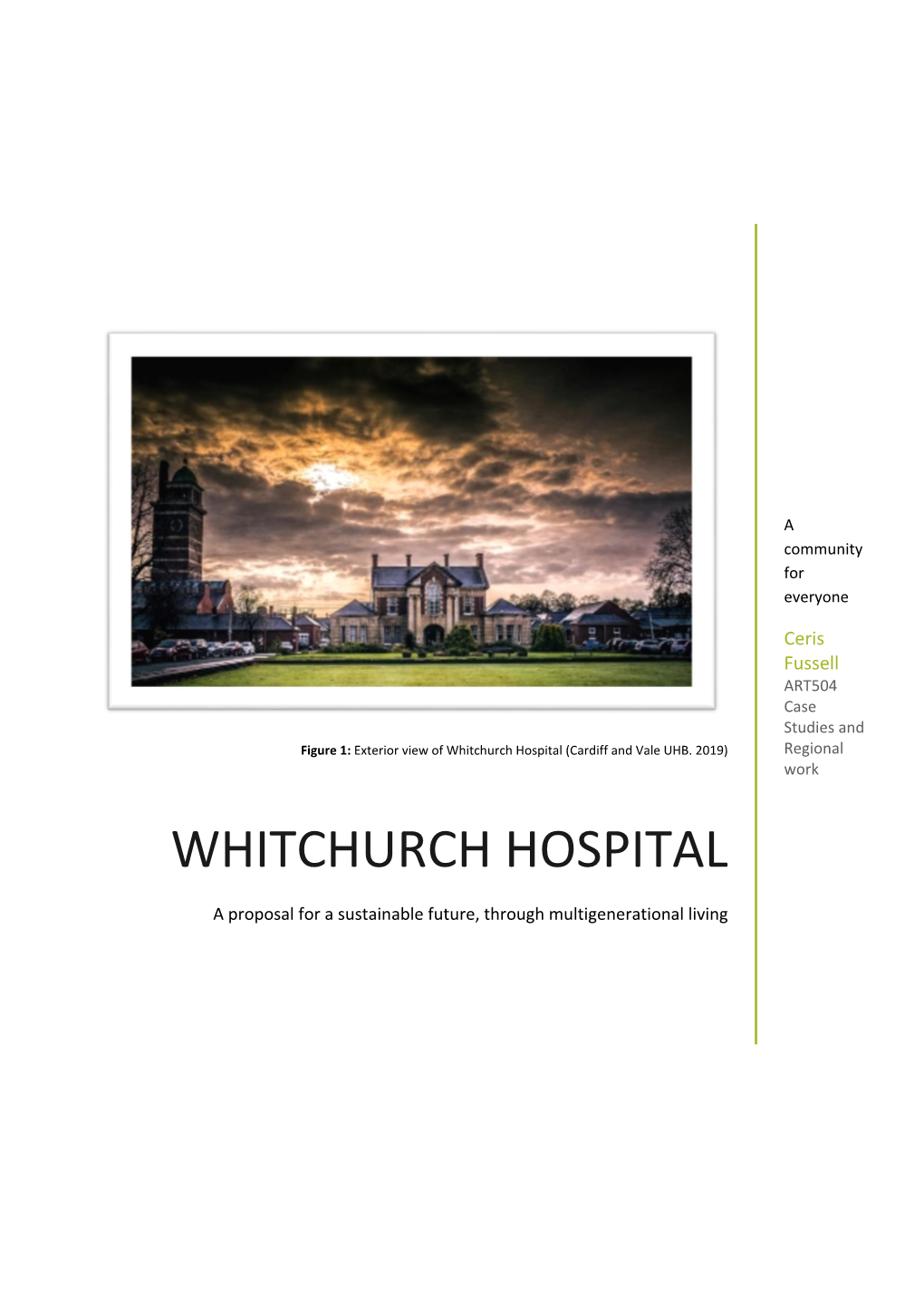 Whitchurch Hospital (Cardiff and Vale UHB