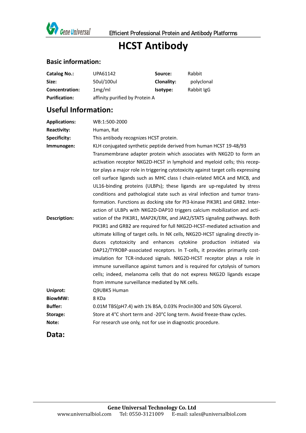 HCST Antibody