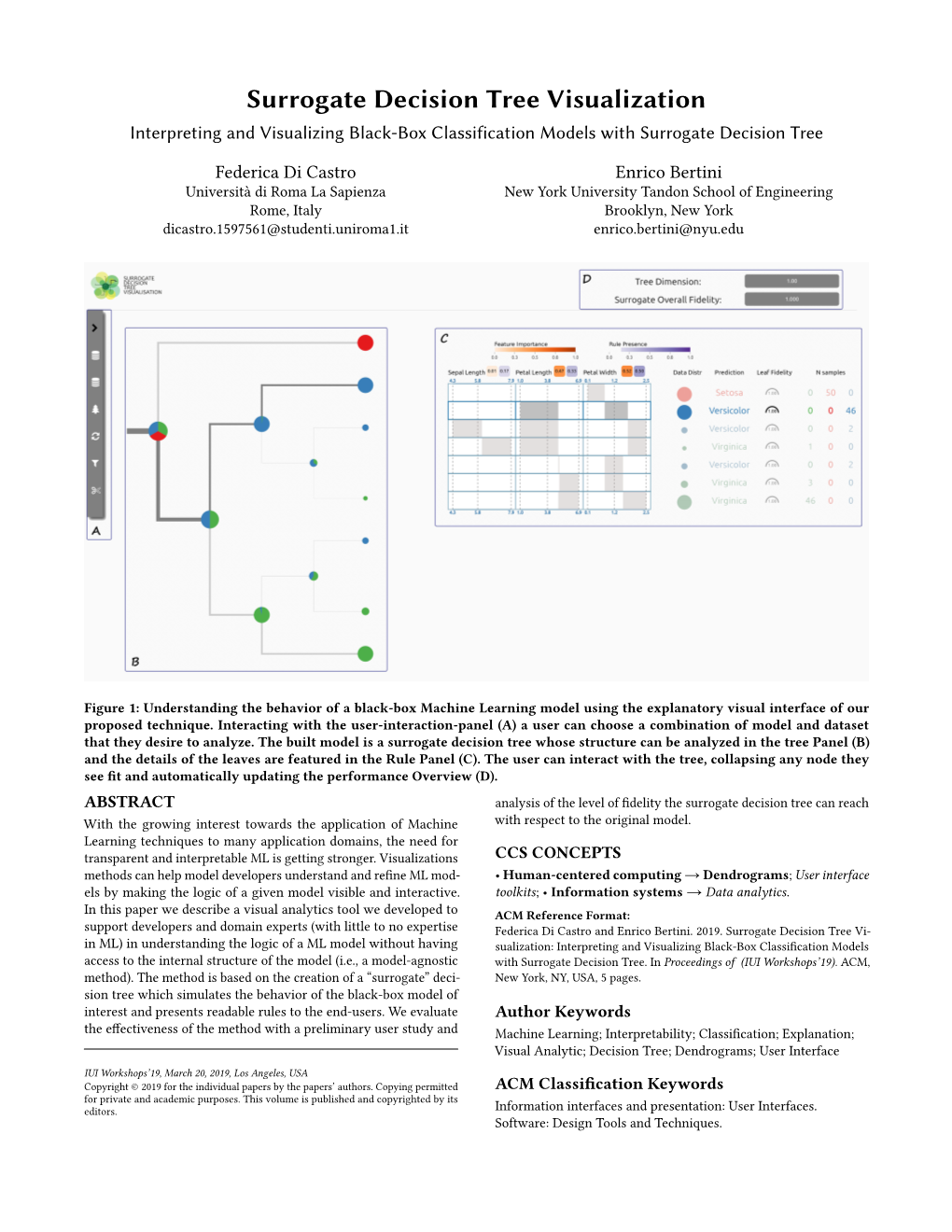 Surrogate Decision Tree Visualization Interpreting and Visualizing Black-Box Classification Models with Surrogate Decision Tree