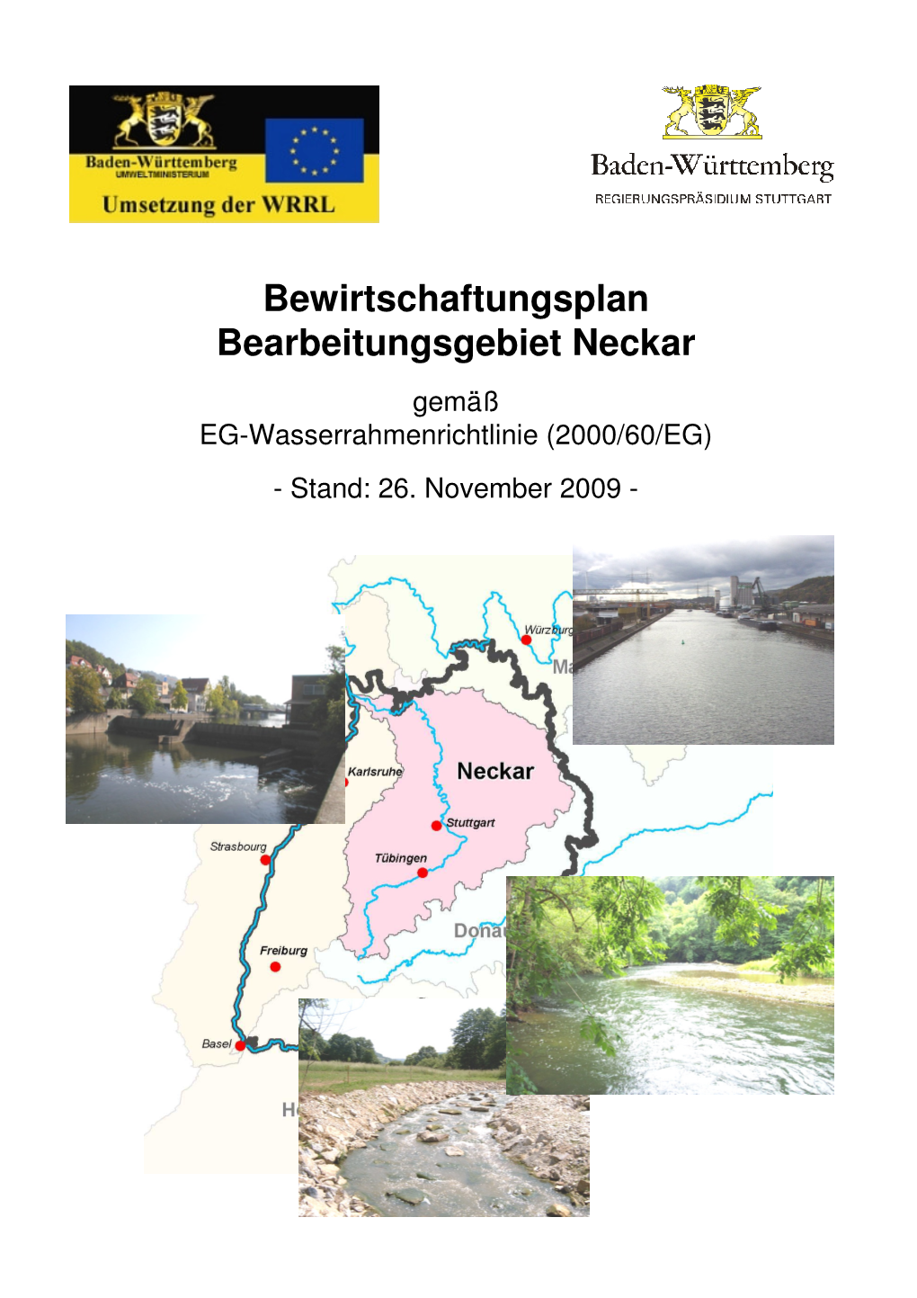 Bewirtschaftungsplan Bearbeitungsgebiet Neckcar