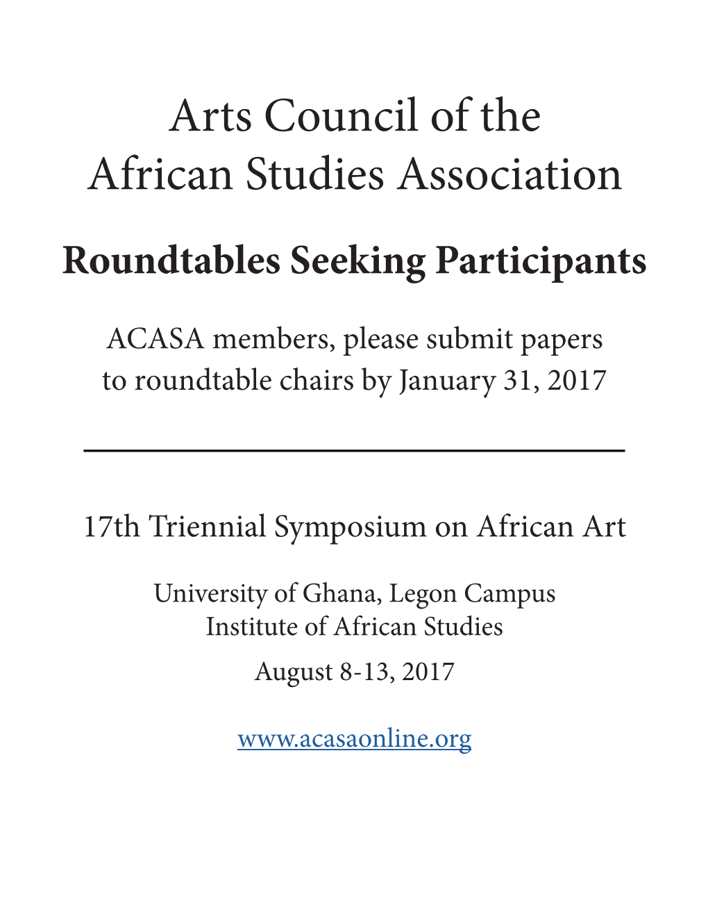 Roundtables Seeking Participants