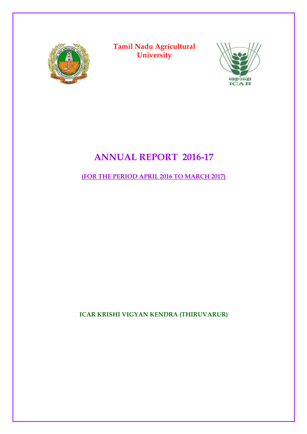 Annual Report 2016-17