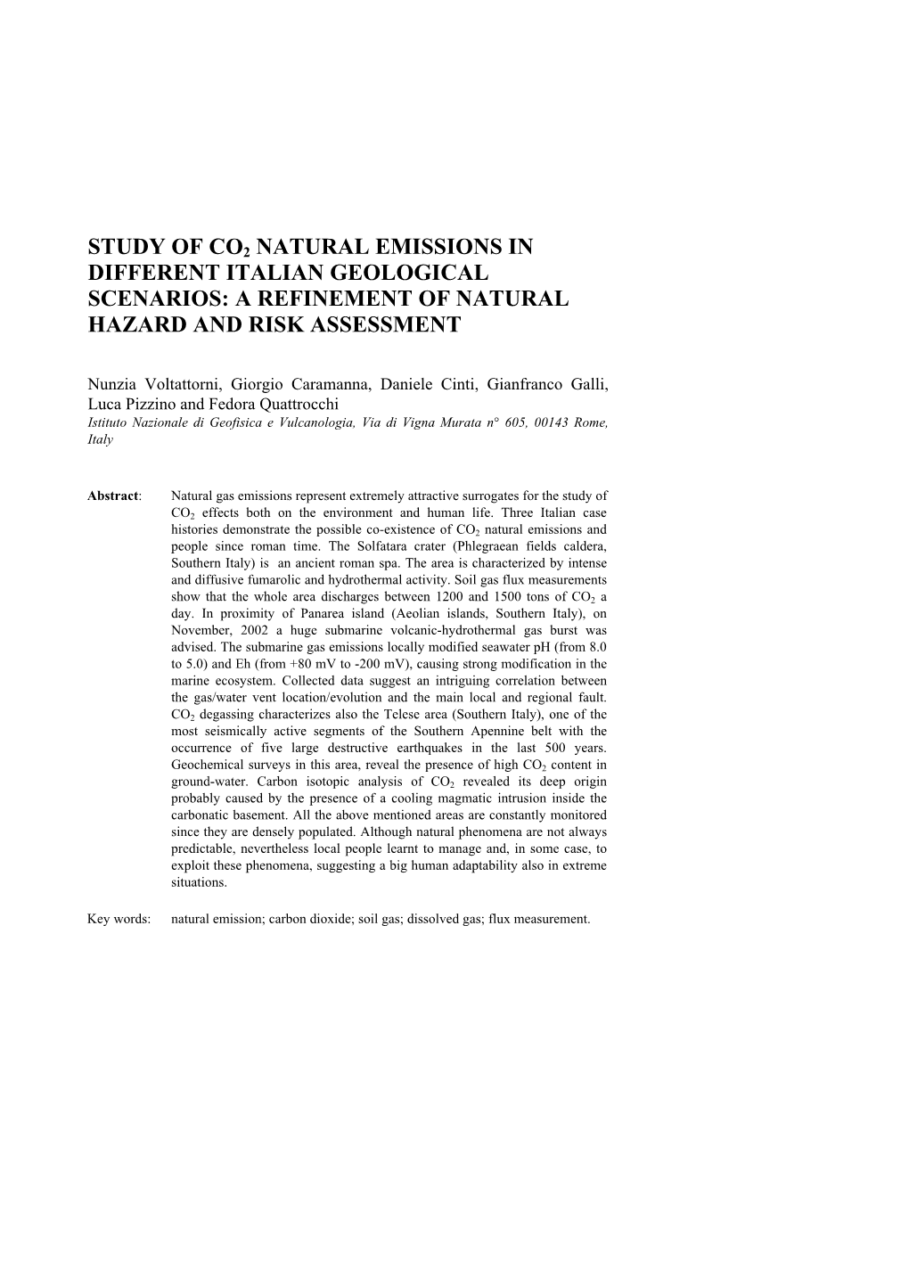 A Refinement of Natural Hazard and Risk Assessment