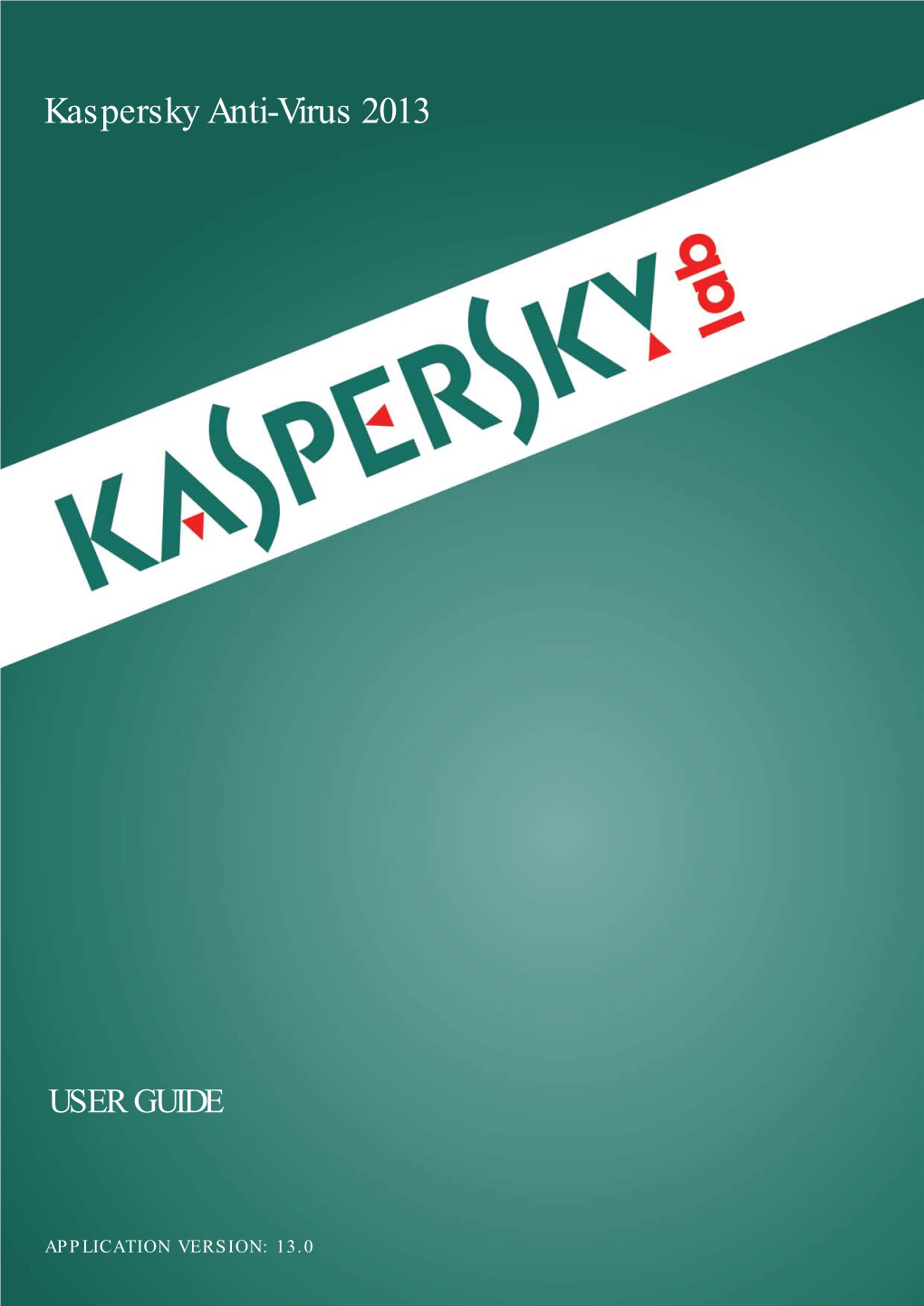 Kaspersky Anti-Virus 2013
