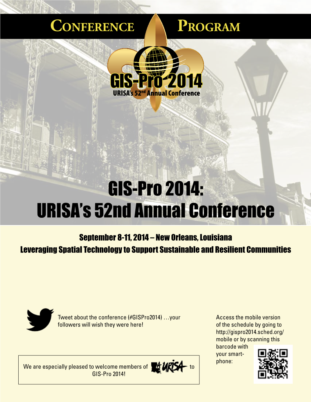 GIS-Pro 2014: URISA’S 52Nd Annual Conference