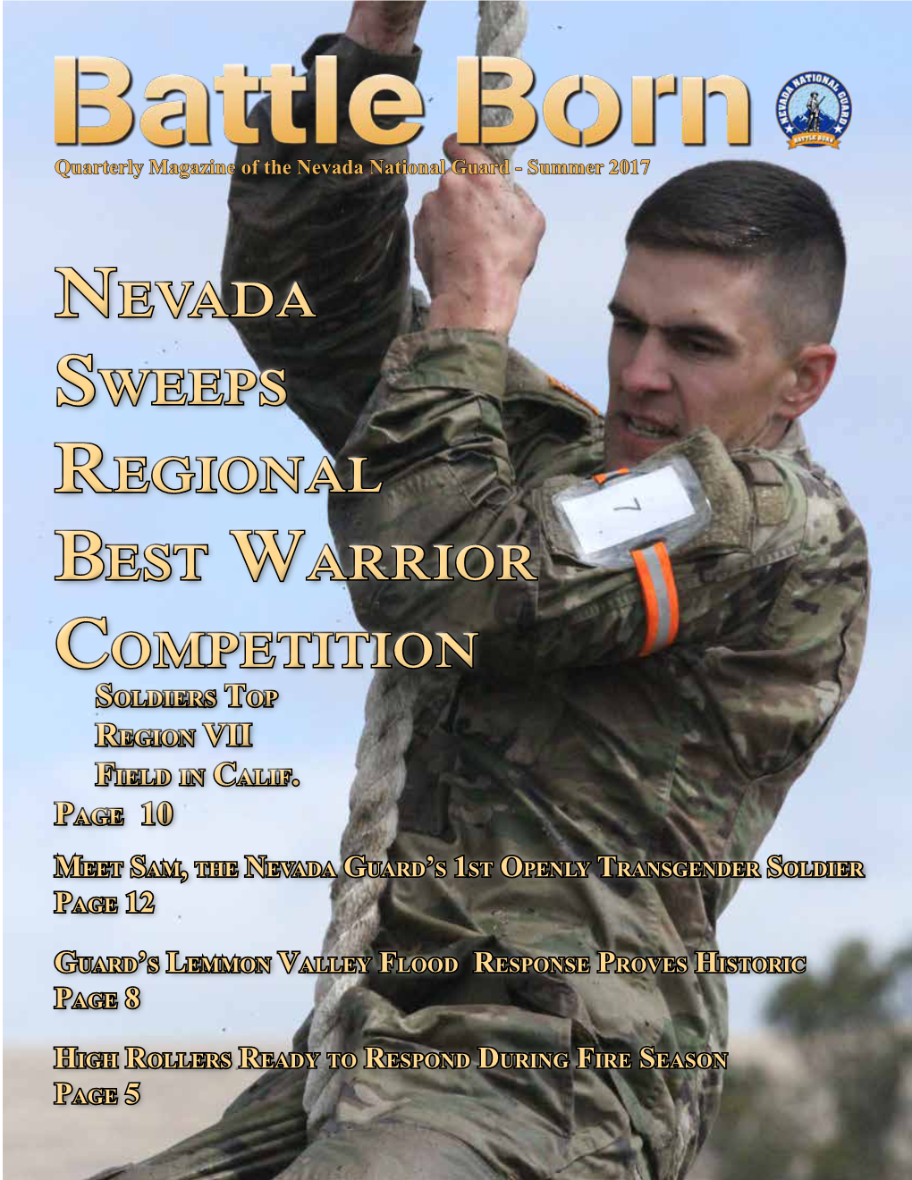 Nevada Sweeps Regional Best Warrior Competition Soldiers Top Region VII Field in Calif