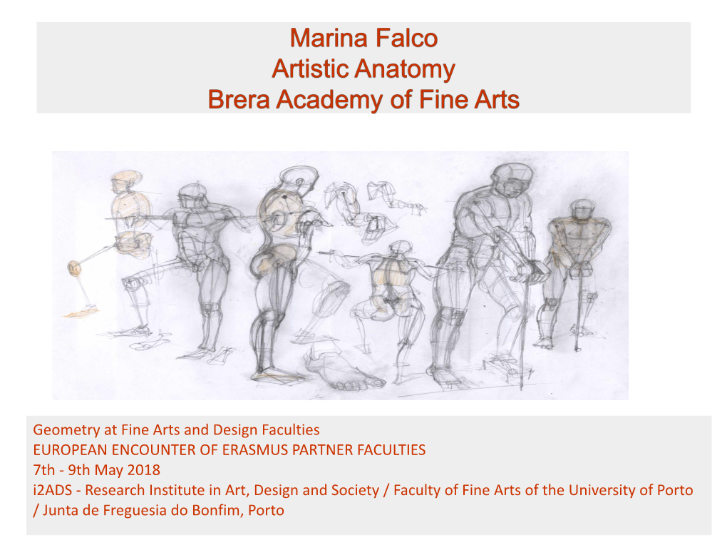 Marina Falco Artistic Anatomy Brera Academy of Fine Arts