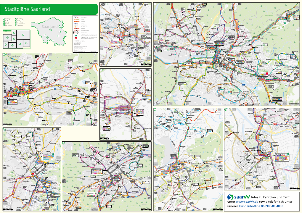 Stadtpläne Saarland S