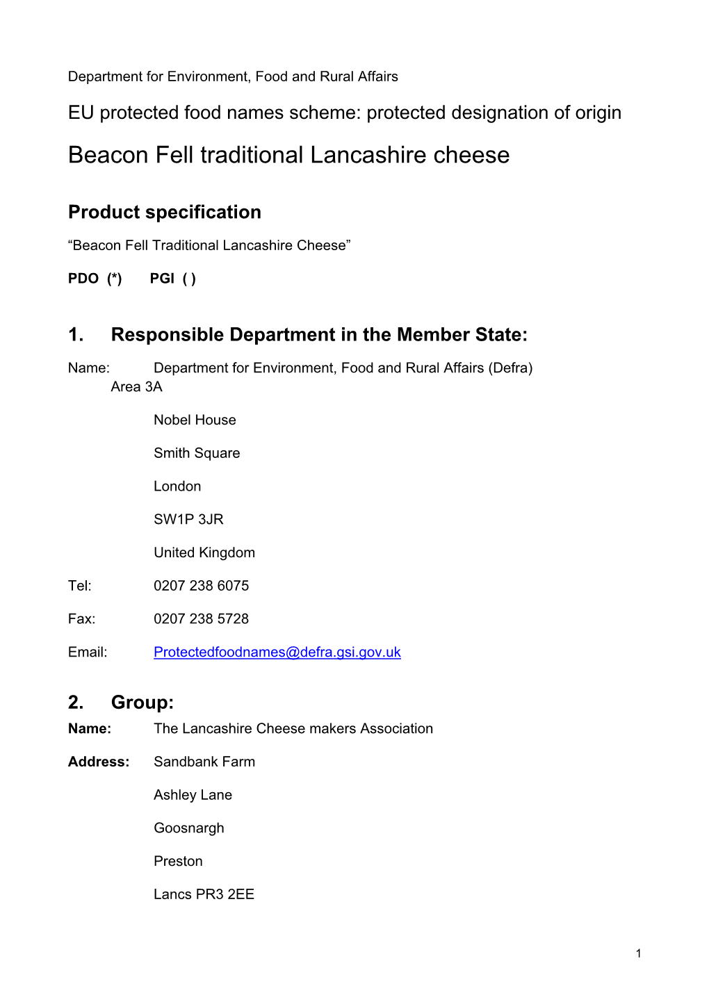 Beacon Fell Traditional Lancashire Cheese
