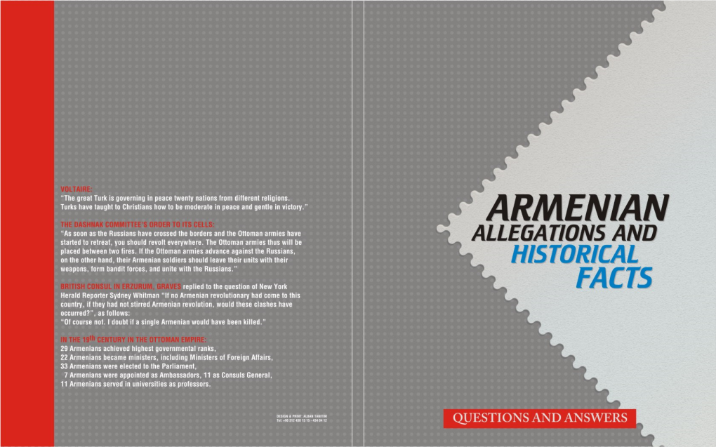 Armenian Claims and Historical Facts Questions and Answers