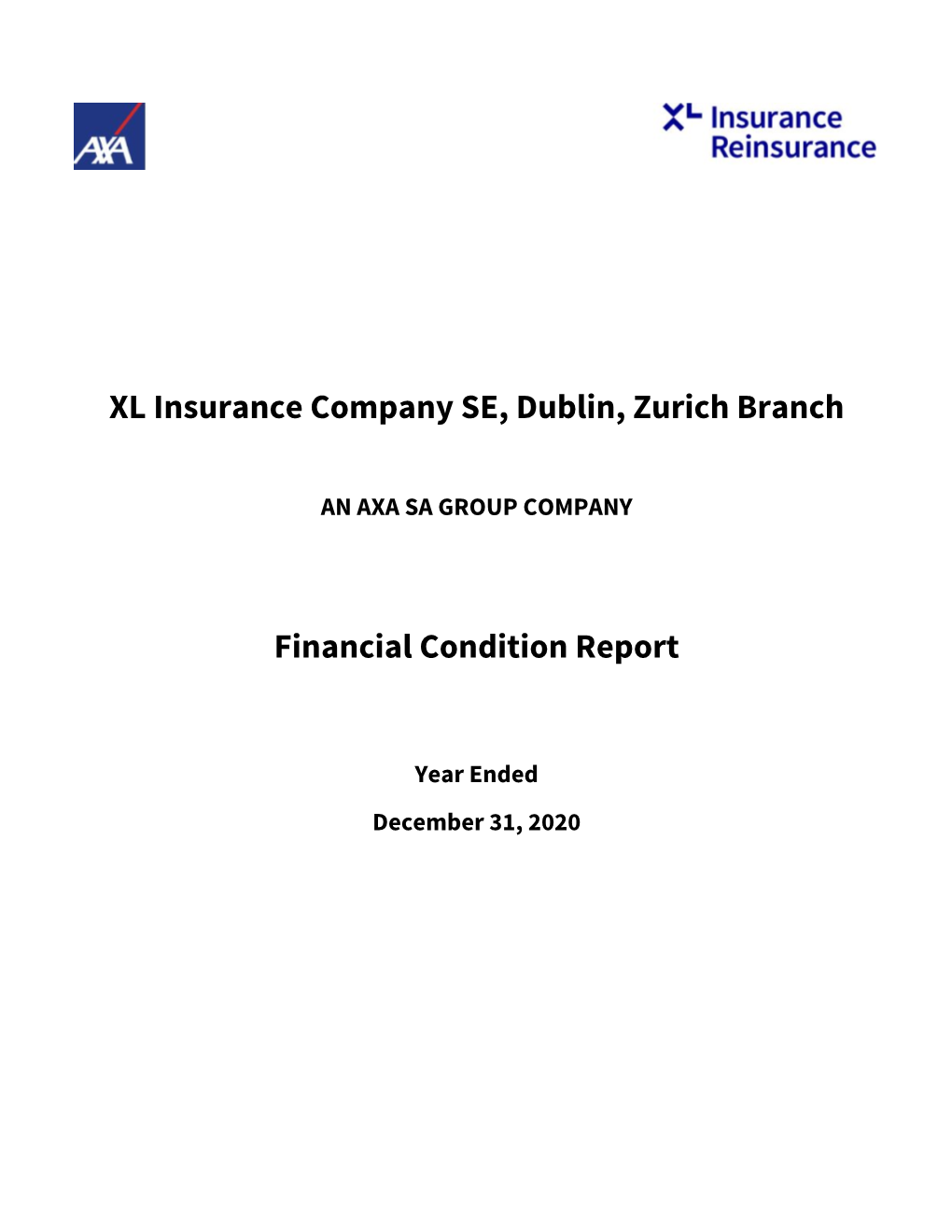 XL Insurance Company SE, Dublin, Zurich Branch