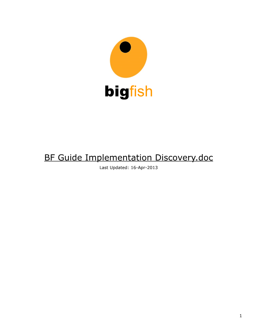 BF Guide Implementation Discovery