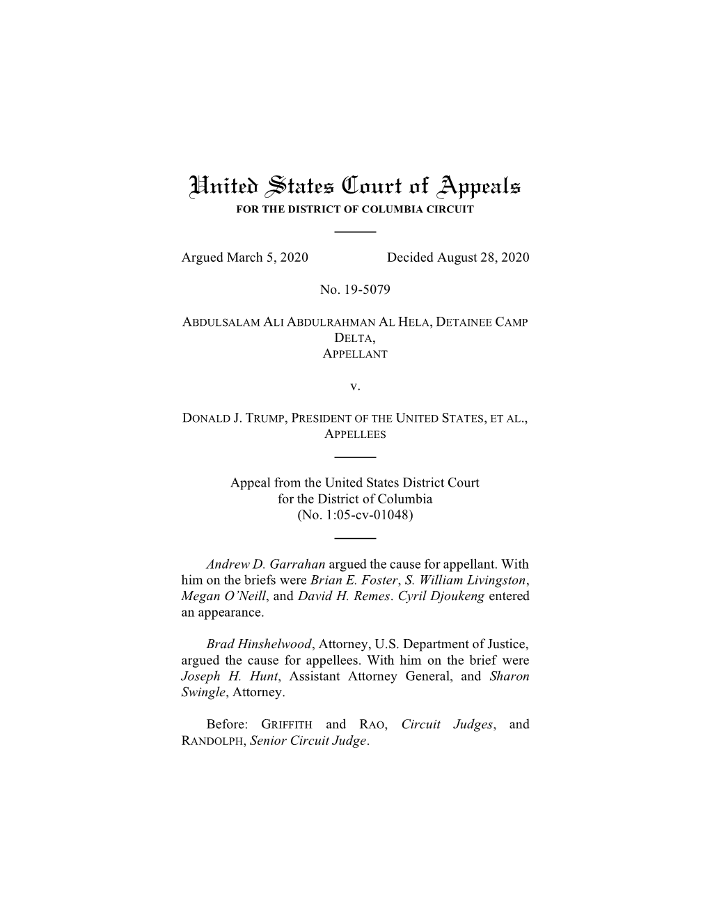 The Court's Opinion