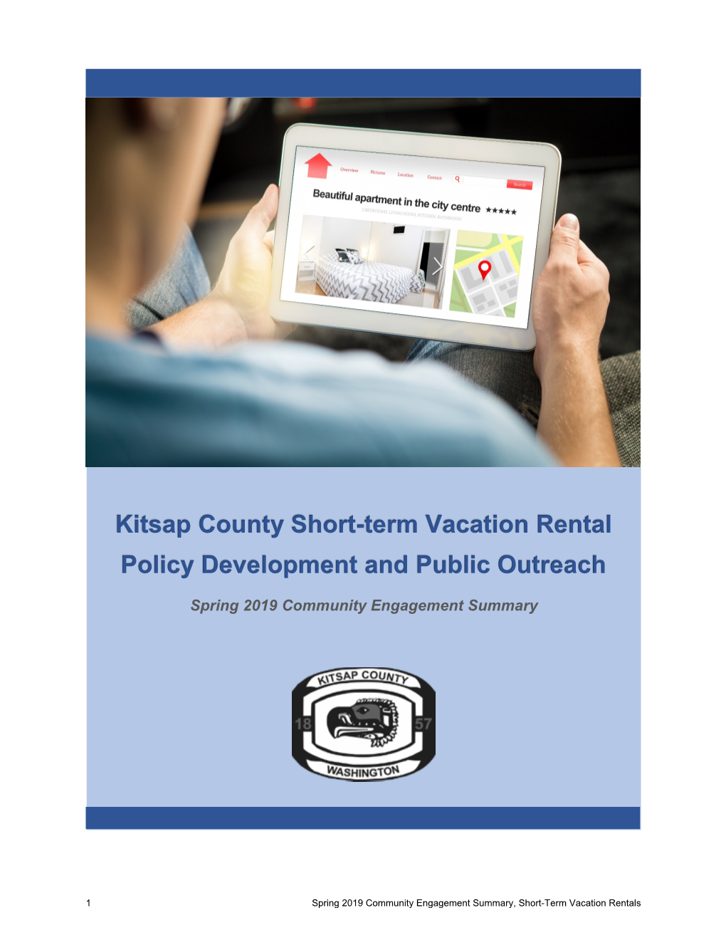 Kitsap County Short-Term Vacation Rental Policy Development and Public Outreach