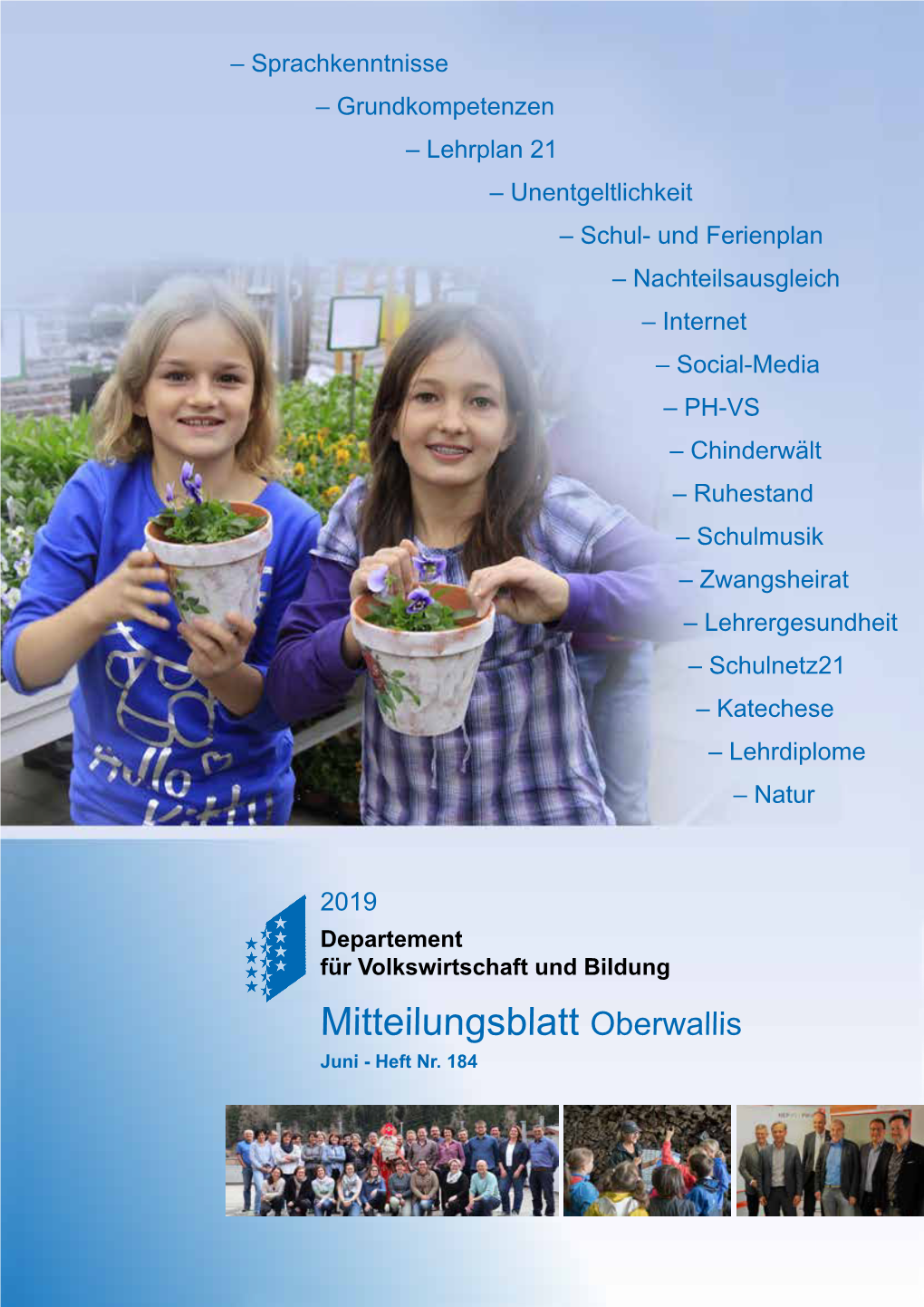 Mitteilungsblatt Oberwallis Juni - Heft Nr