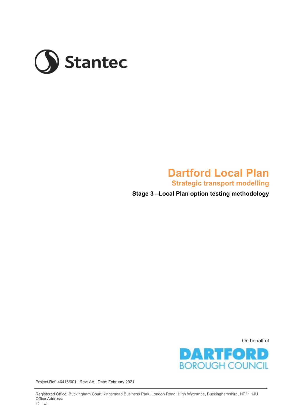 Strategic Transport Modelling Stage 3 Local