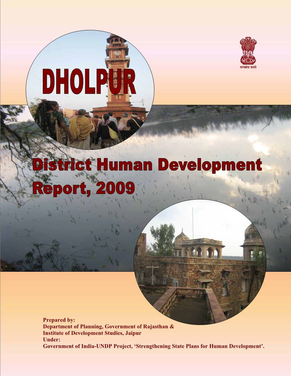 Human Development Report DHOLPUR DISTRICT