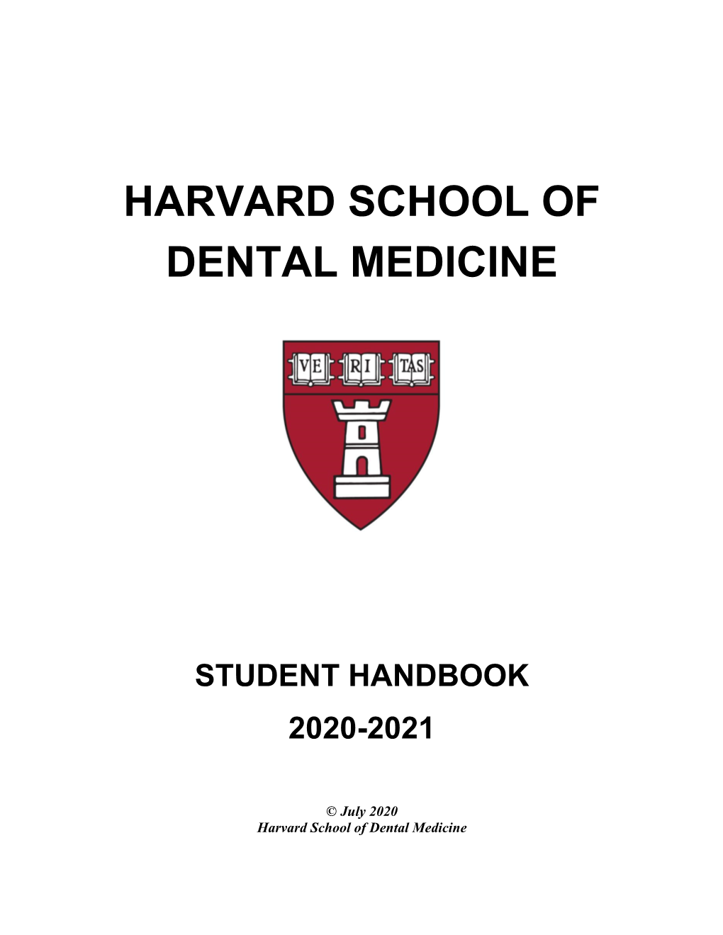 Student Handbook 2020-2021