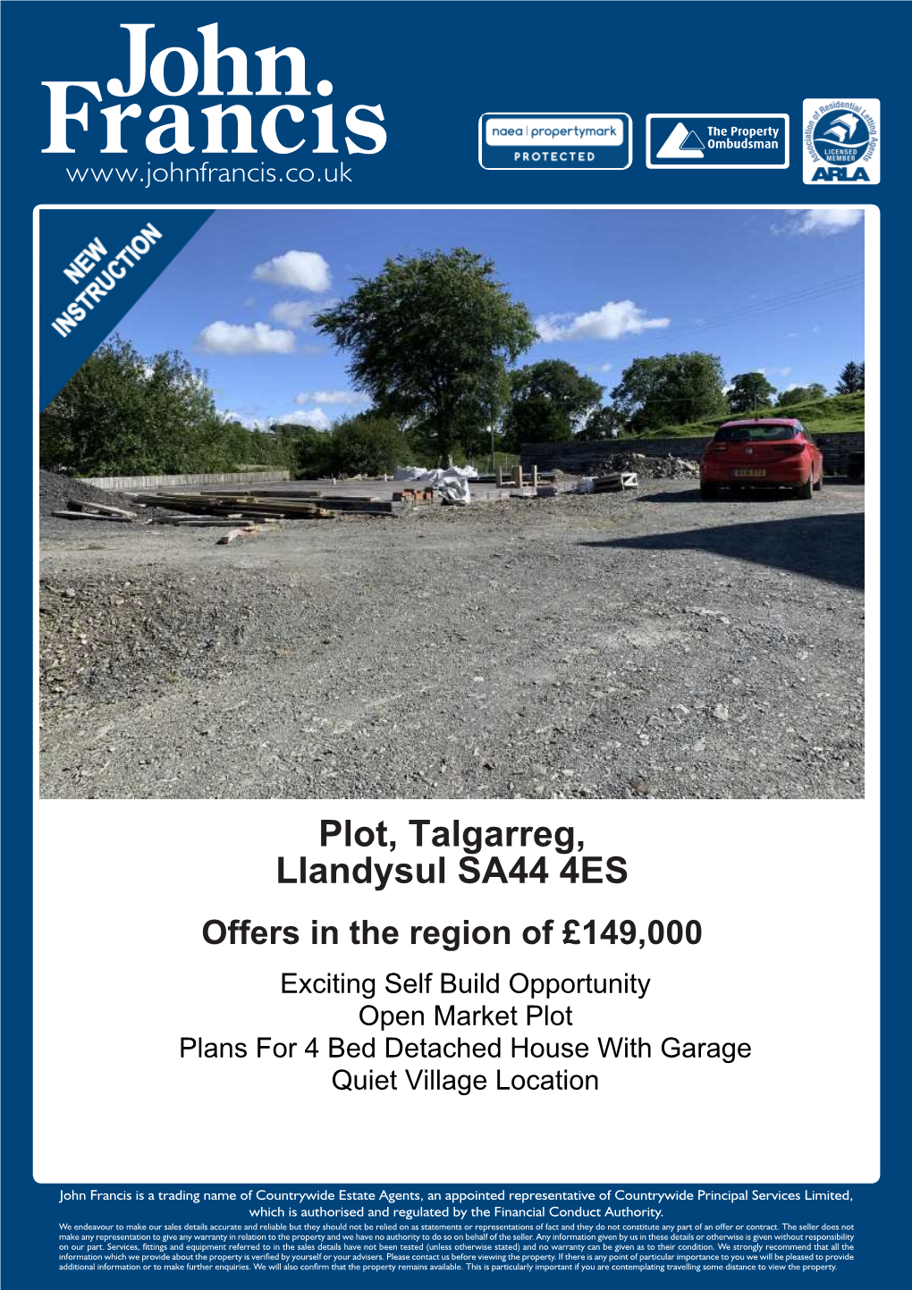 Plot, Talgarreg, Llandysul SA44